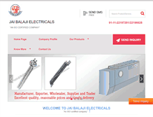 Tablet Screenshot of jaibalajielectricals.com